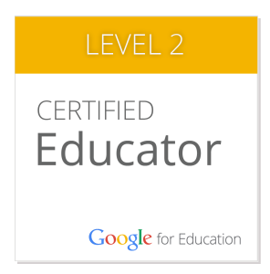 Level 2 Google Certified Educator Badge